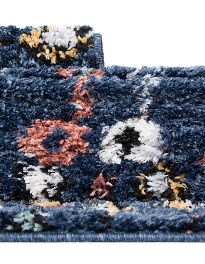 Tangier Treasures Collection Area Rug -  Essaouira Rectangle Navy Blue  lifestyle 27