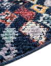 Tangier Treasures Collection Area Rug -  Essaouira Round Navy Blue  lifestyle 63