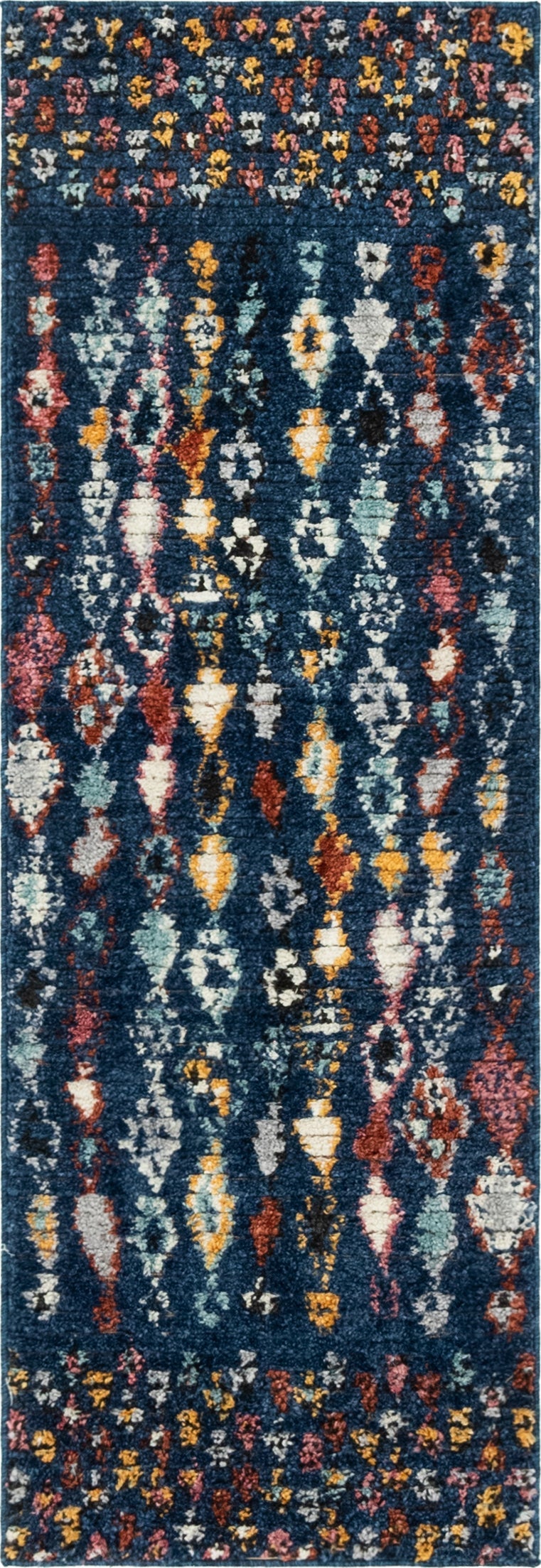 Tangier Treasures Collection Area Rug -  Essaouira Runner Navy Blue  lifestyle 33