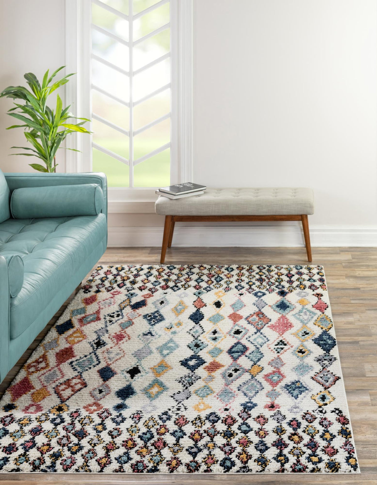 Tangier Treasures Collection Area Rug -  Essaouira Rectangle Multi  lifestyle 4