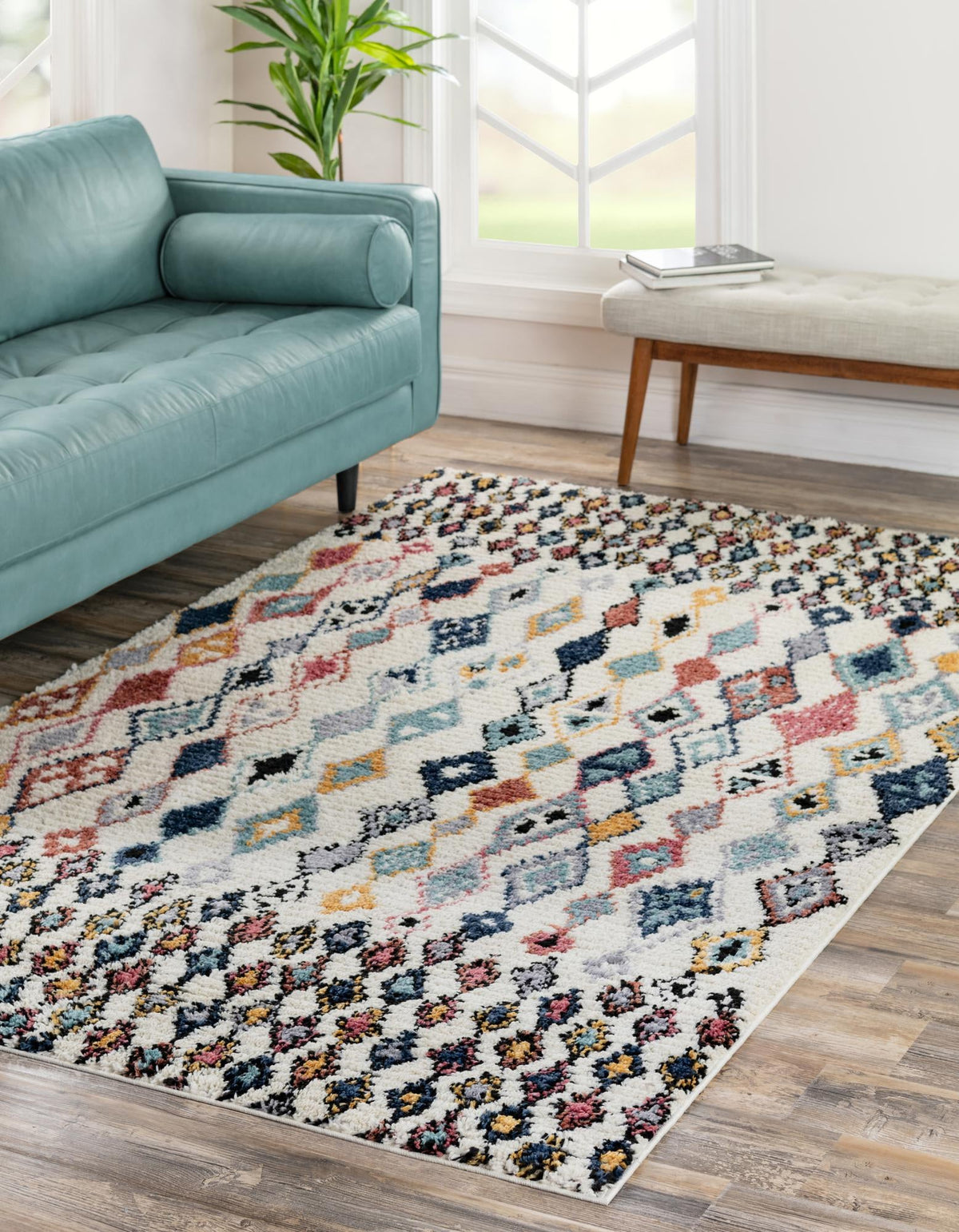 Tangier Treasures Collection Area Rug -  Essaouira Rectangle Multi  lifestyle 6