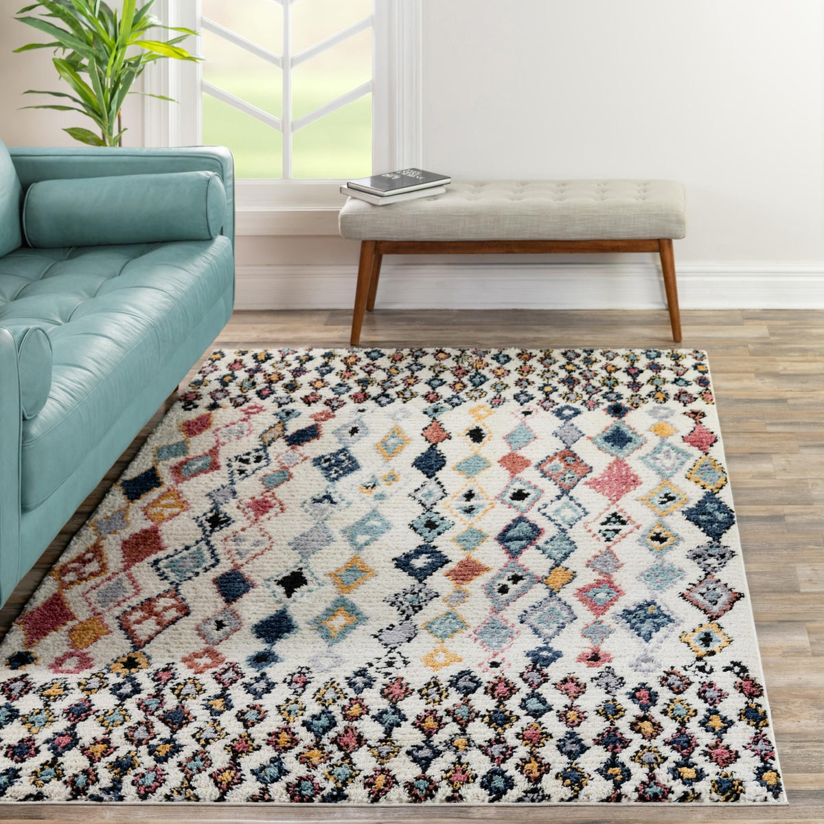 Tangier Treasures Collection Area Rug -  Essaouira Rectangle Multi  lifestyle 31