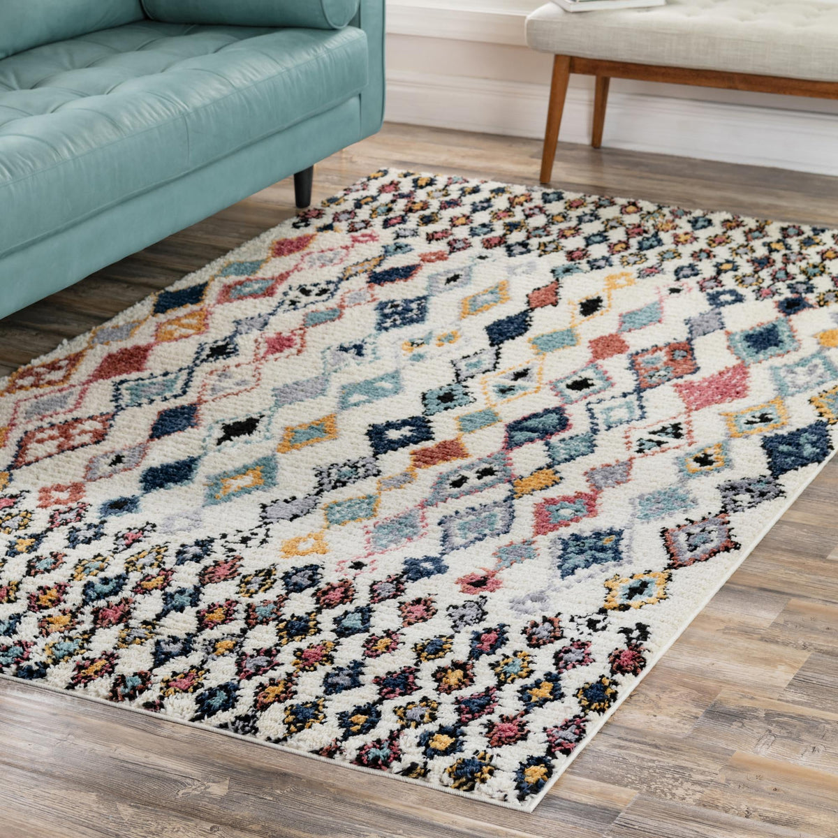 Tangier Treasures Collection Area Rug -  Essaouira Rectangle Multi  lifestyle 32