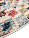Tangier Treasures Collection Area Rug -  Essaouira Round Multi  lifestyle 58