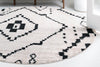 Tangier Treasures Collection Area Rug -  Chefchaouen Round Ivory  lifestyle 21