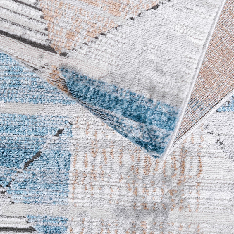 Dresden Elegance Collection Area Rug - Meissen Rectangle Blue  lifestyle 13