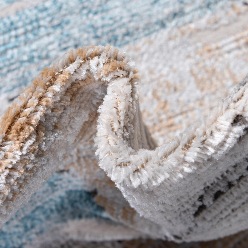 Dresden Elegance Collection Area Rug - Meissen Rectangle Blue  lifestyle 14