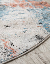 Dresden Elegance Collection Area Rug -  Seiffen Round Multi  lifestyle 23