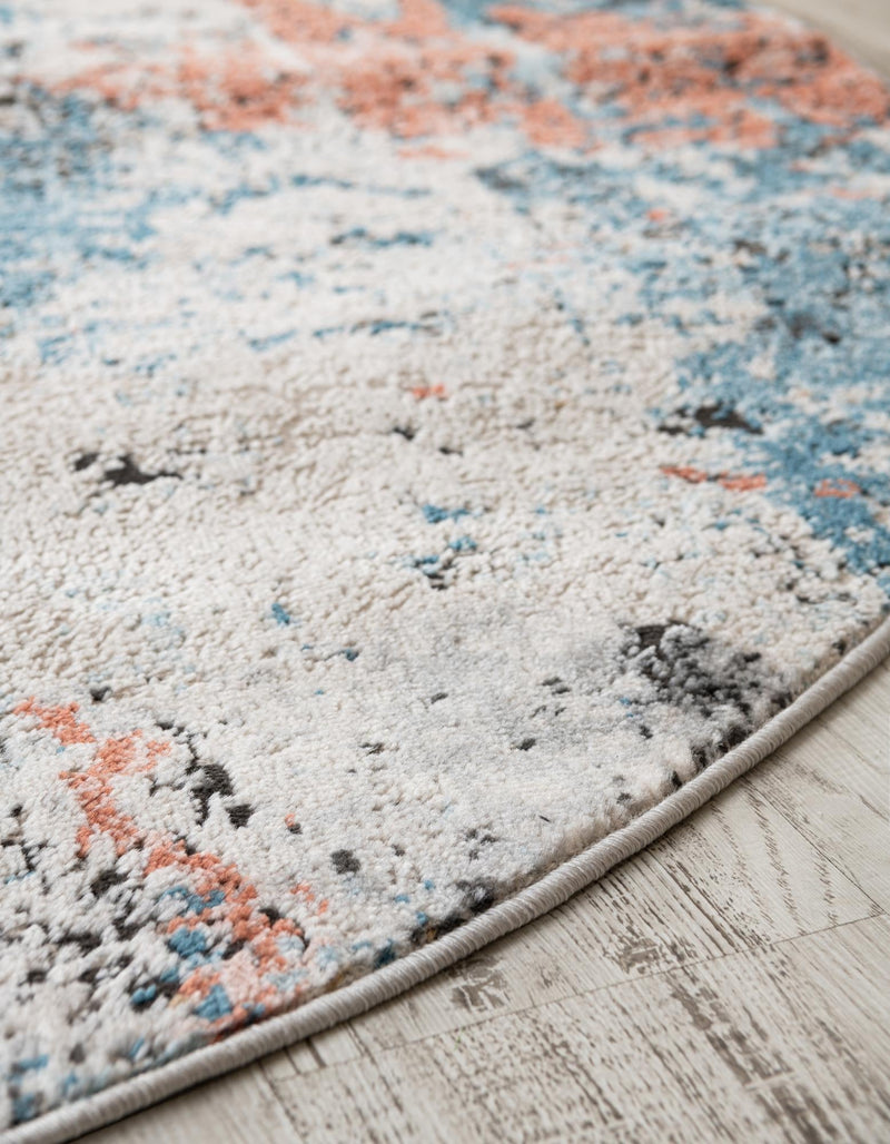 Dresden Elegance Collection Area Rug -  Seiffen Round Multi  lifestyle 23