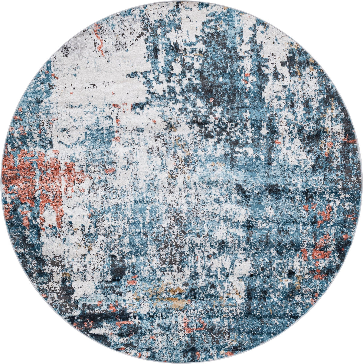 Dresden Elegance Collection Area Rug -  Seiffen Round Multi  lifestyle 9