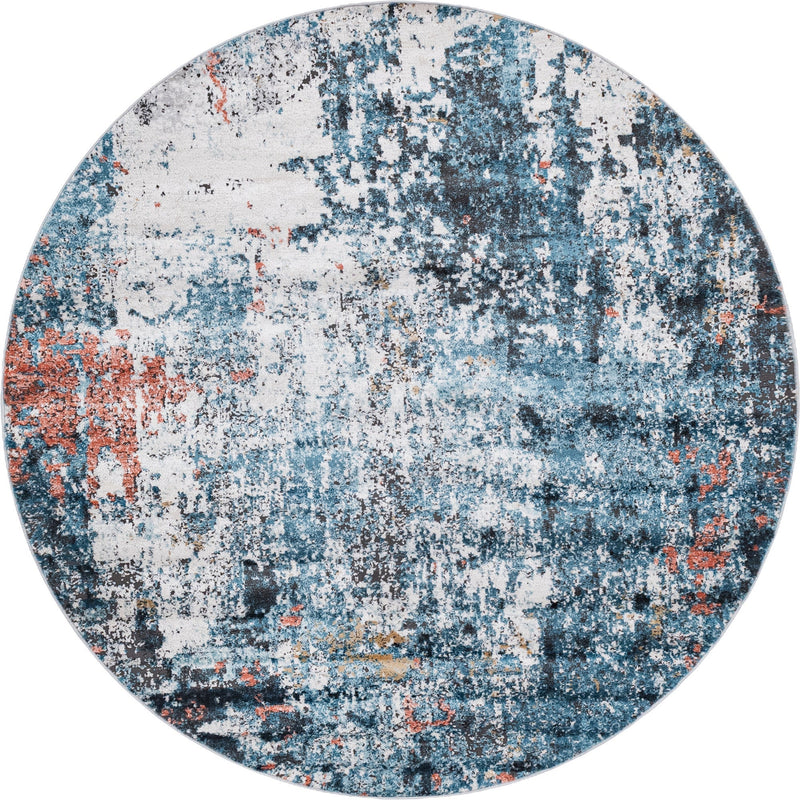 Dresden Elegance Collection Area Rug -  Seiffen Round Multi  lifestyle 9