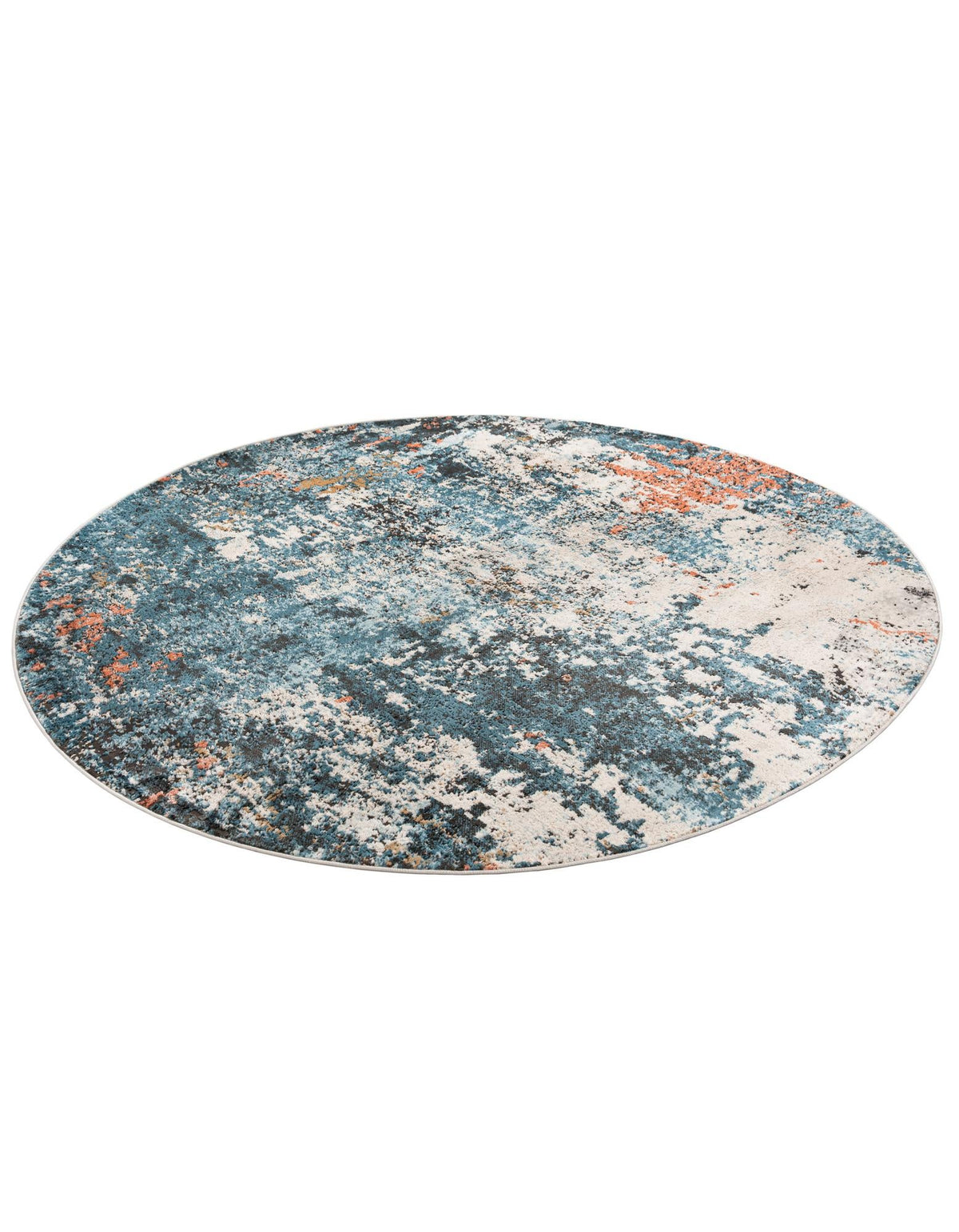 Dresden Elegance Collection Area Rug -  Seiffen Round Multi  lifestyle 25