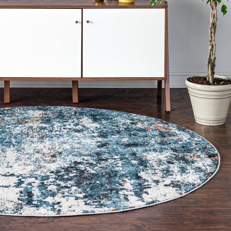 Dresden Elegance Collection Area Rug -  Seiffen Round Multi  lifestyle 11