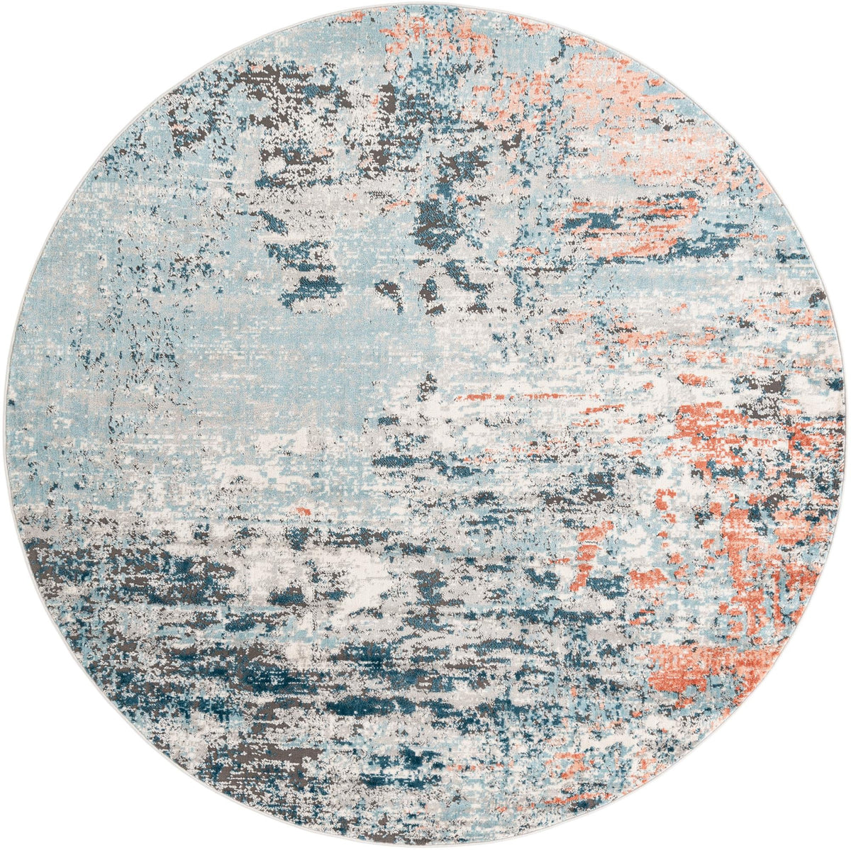 Dresden Elegance Collection Area Rug -  Pirna Round Multi  lifestyle 83