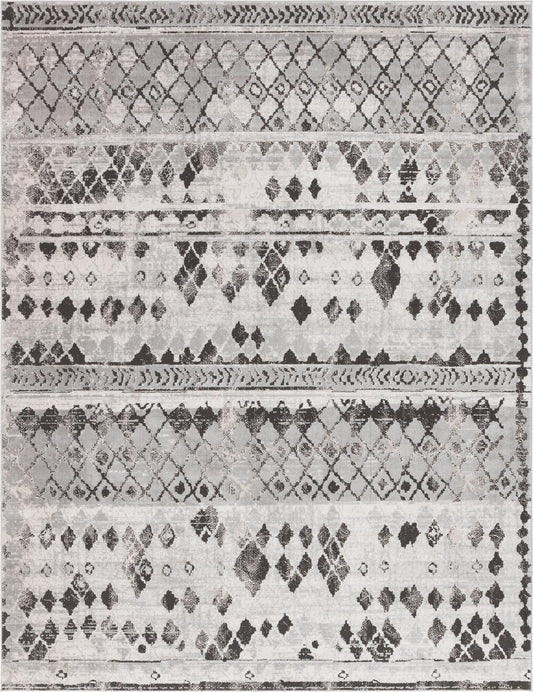 Dresden Elegance Collection Area Rug -  Zittau Rectangle Gray Main