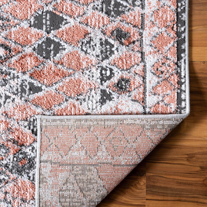 Dresden Elegance Collection Area Rug -  Zittau Rectangle Salmon  lifestyle 44