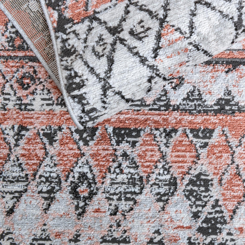 Dresden Elegance Collection Area Rug -  Zittau Rectangle Salmon  lifestyle 48