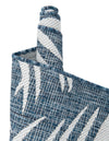 Seaside Blooms Collection Area Rug - Verdure (Blue) Rectangle Blue  lifestyle 11