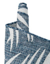 Seaside Blooms Collection Area Rug - Verdure (Blue) Rectangle Blue  lifestyle 29
