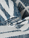 Seaside Blooms Collection Area Rug - Verdure (Blue) Rectangle Blue  lifestyle 30
