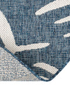 Garden Terrace Escape Collection Area Rug - Verdure (Blue) Round Blue  lifestyle 22
