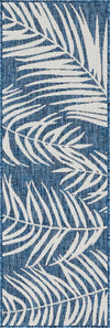 Garden Terrace Escape Collection Area Rug - Verdure (Blue) Runner Blue Main
