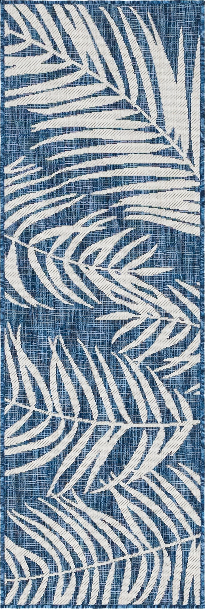 Garden Terrace Escape Collection Area Rug - Verdure (Blue) Runner Blue Main
