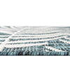 Seaside Blooms Collection Area Rug - Verdure (Teal) Rectangle Teal  lifestyle 8