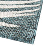Seaside Blooms Collection Area Rug - Verdure (Teal) Rectangle Teal  lifestyle 10