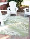 Garden Terrace Escape Collection Area Rug - Verdure (Green) Rectangle Green  lifestyle 0
