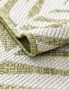 Seaside Blooms Collection Area Rug - Verdure (Green) Rectangle Green  lifestyle 5