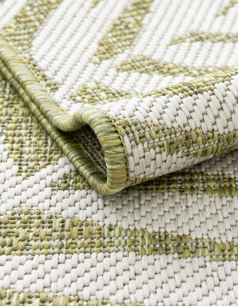 Seaside Blooms Collection Area Rug - Verdure (Green) Rectangle Green  lifestyle 5