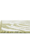 Seaside Blooms Collection Area Rug - Verdure (Green) Rectangle Green  lifestyle 6