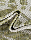Seaside Blooms Collection Area Rug - Verdure (Green) Rectangle Green  lifestyle 7