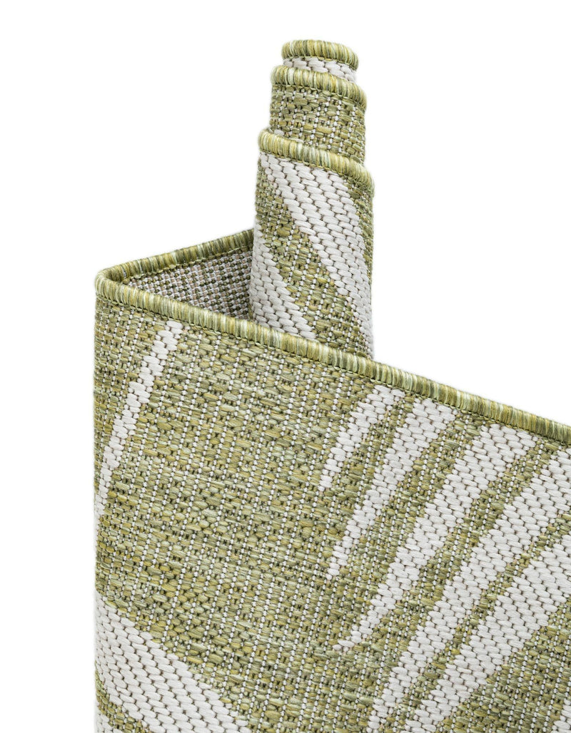 Seaside Blooms Collection Area Rug - Verdure (Green) Rectangle Green  lifestyle 10