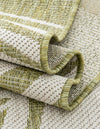 Seaside Blooms Collection Area Rug - Verdure (Green) Rectangle Green  lifestyle 32