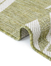 Seaside Blooms Collection Area Rug - Verdure (Green) Rectangle Green  lifestyle 33