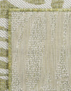 Seaside Blooms Collection Area Rug - Verdure (Green) Rectangle Green  lifestyle 37