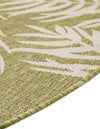 Garden Terrace Escape Collection Area Rug - Verdure (Green) Round Green  lifestyle 13