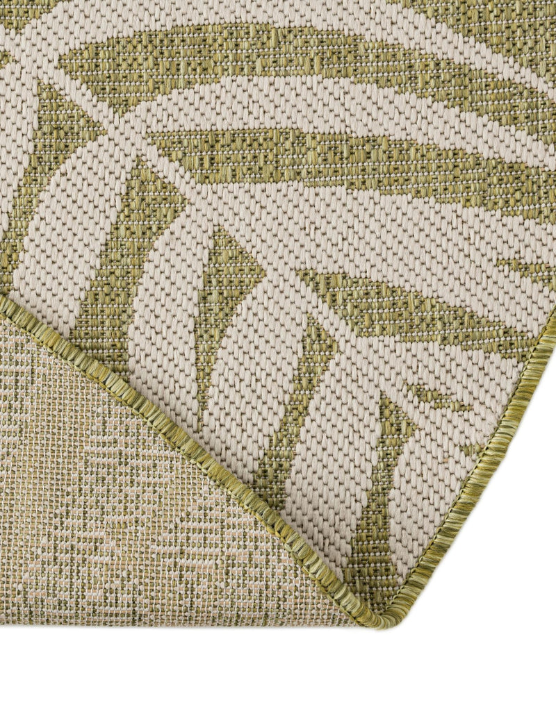 Garden Terrace Escape Collection Area Rug - Verdure (Green) Round Green  lifestyle 20