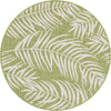 Garden Terrace Escape Collection Area Rug - Verdure (Green) Round Green Main