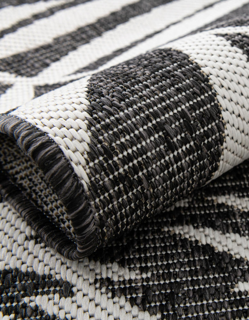Garden Terrace Escape Collection Area Rug - Verdure (Charcoal) Rectangle Charcoal  lifestyle 7