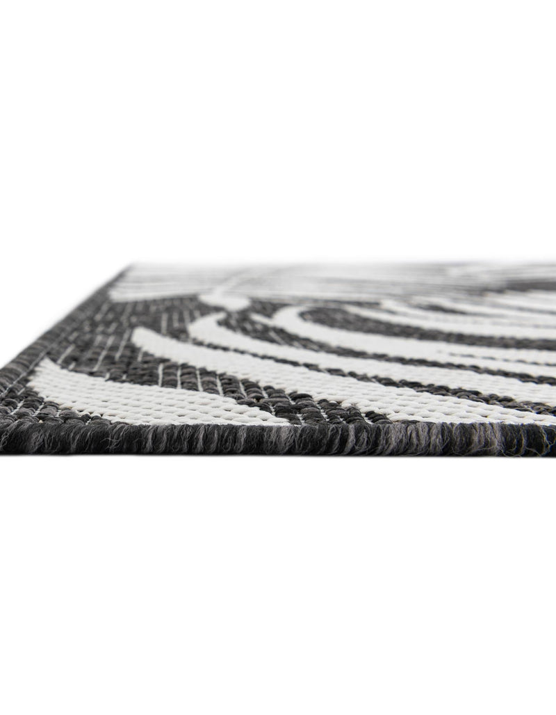 Garden Terrace Escape Collection Area Rug - Verdure (Charcoal) Rectangle Charcoal  lifestyle 10