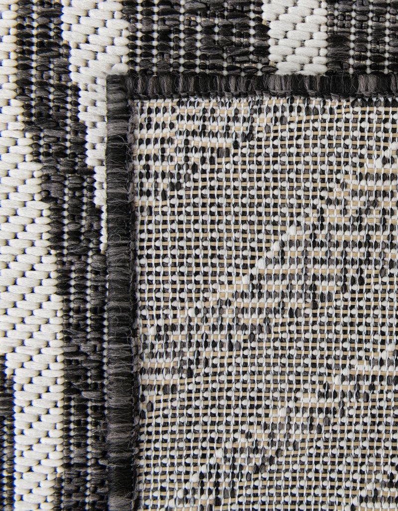 Garden Terrace Escape Collection Area Rug - Verdure (Charcoal) Rectangle Charcoal  lifestyle 16