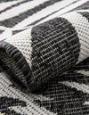 Seaside Blooms Collection Area Rug - Verdure (Charcoal) Rectangle Charcoal  lifestyle 16