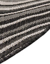 Urban Terrace Collection Area Rug - Soho Round Charcoal  lifestyle 107