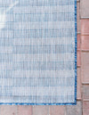 Seaside Stripes Collection Area Rug - Cabana (Blue) Rectangle Blue  lifestyle 10