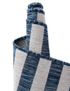 Seaside Stripes Collection Area Rug - Cabana (Blue) Rectangle Blue  lifestyle 11