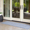 Patio Stripe Harmony Collection Area Rug - Cabana (Blue) Runner Blue  lifestyle 23