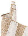 Seaside Stripes Collection Area Rug - Cabana (Taupe) Rectangle Taupe  lifestyle 51